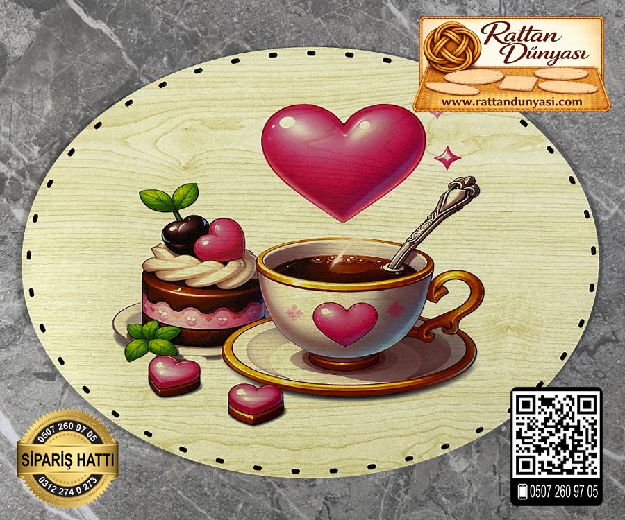 Baskılı Elips Rattan Taban - Model-78 Baskılı Elips Rattan Taban - Model-78