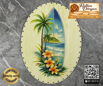 Baskılı Elips Rattan Taban - Model-88 Baskılı Elips Rattan Taban - Model-88