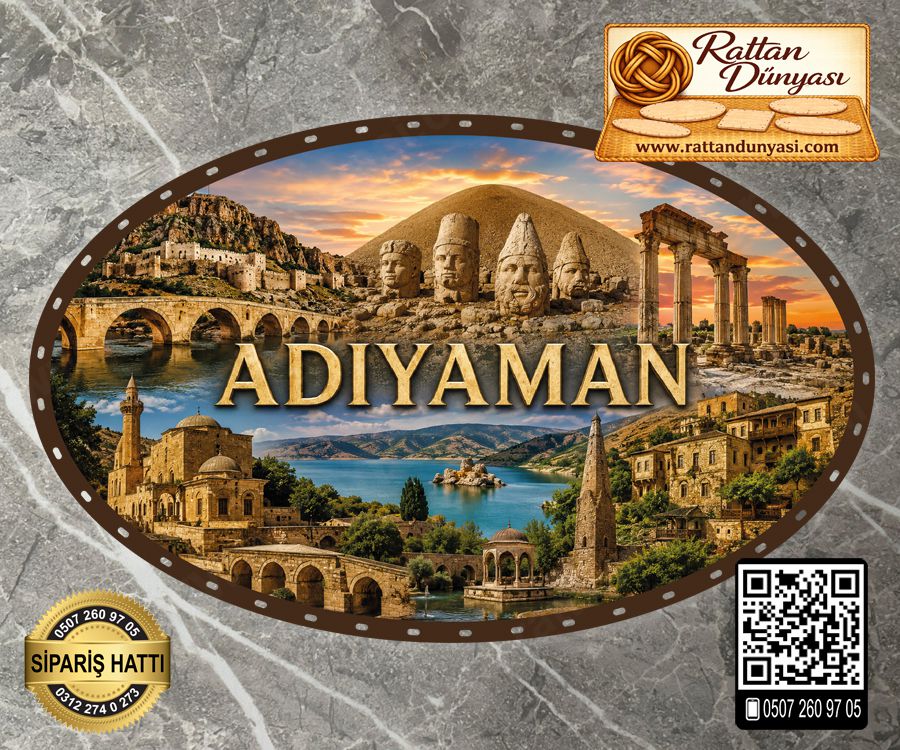 Adıyaman Temalı Rattan Taban Adıyaman Temalı Rattan Taban