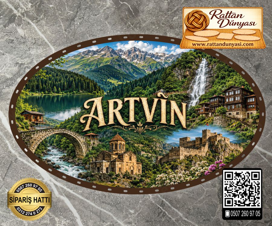 Artvin Temalı Rattan Taban Artvin Temalı Rattan Taban