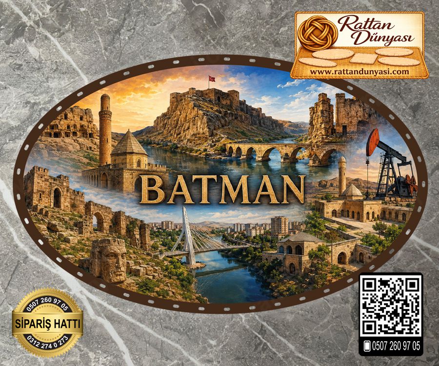 Batman Temalı Rattan Taban Batman Temalı Rattan Taban