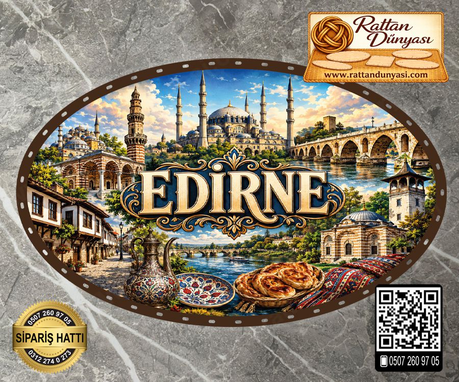 Edirne Temalı Rattan Taban Edirne Temalı Rattan Taban