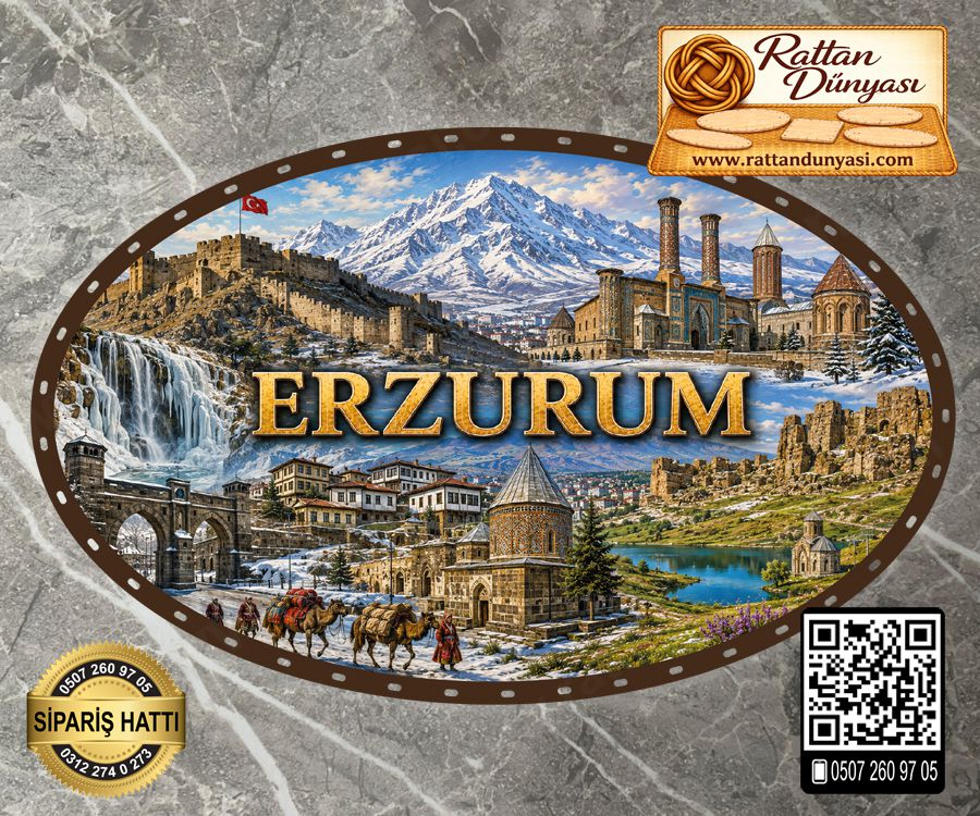 Erzurum Temalı Rattan Taban Erzurum Temalı Rattan Taban