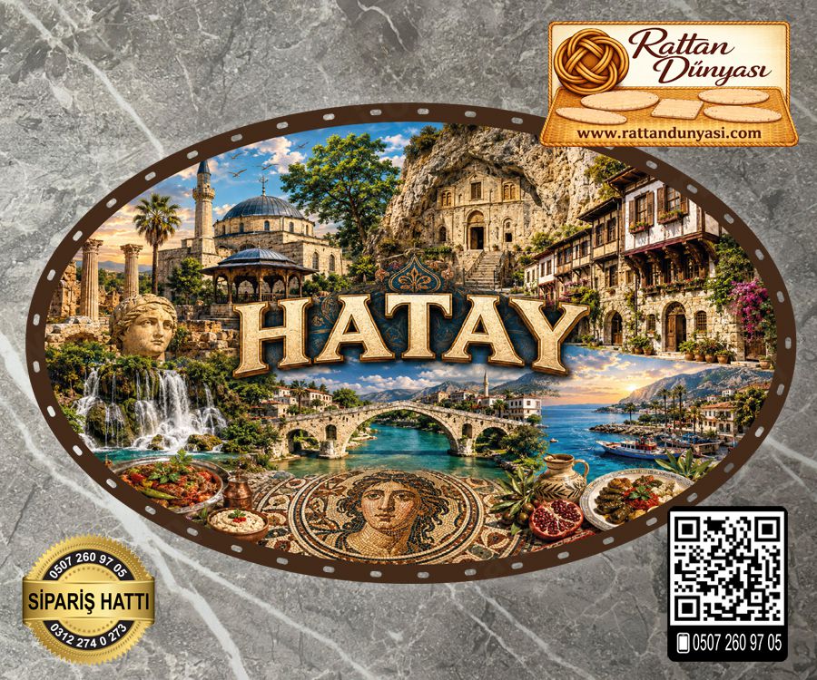 Hatay Temalı Rattan Taban Hatay Temalı Rattan Taban