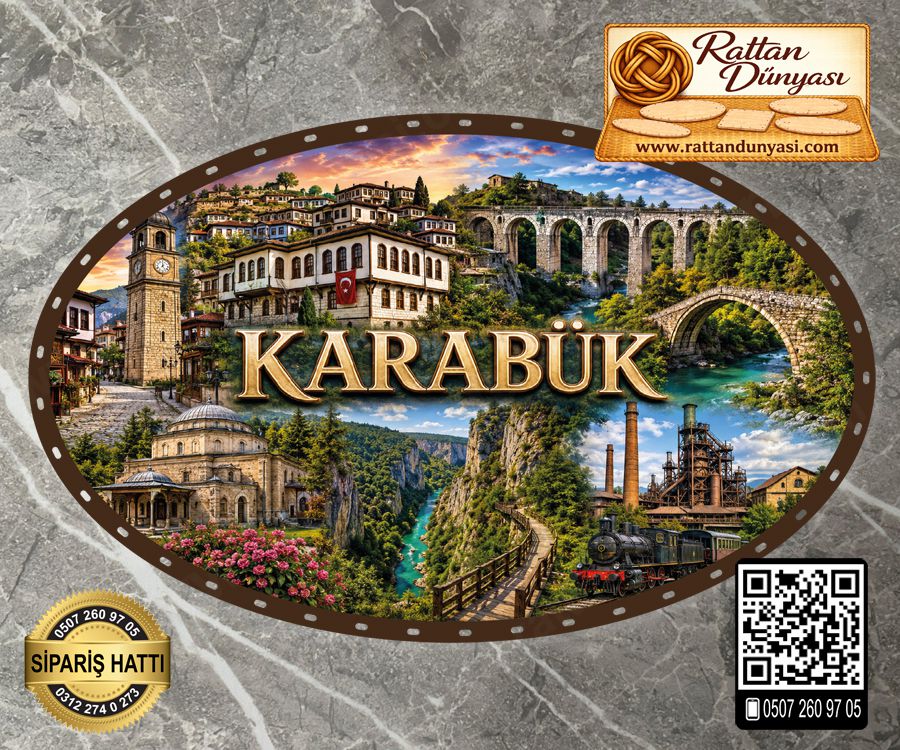 Karabük Temalı Rattan Taban Karabük Temalı Rattan Taban