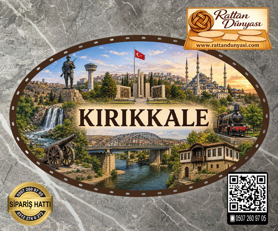 Kırıkkale Temalı Rattan Taban Kırıkkale Temalı Rattan Taban