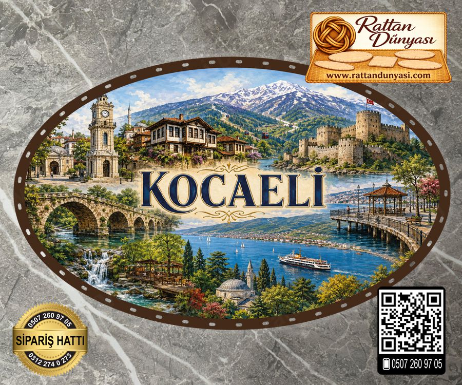 Kocaeli Temalı Rattan Taban Kocaeli Temalı Rattan Taban