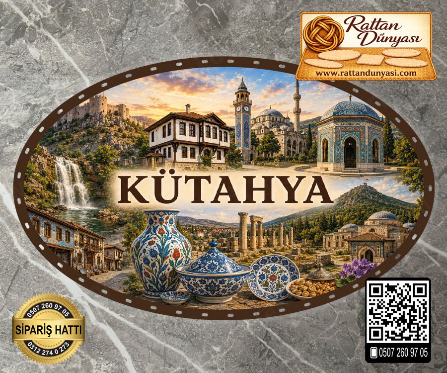 Kütahya Temalı Rattan Taban