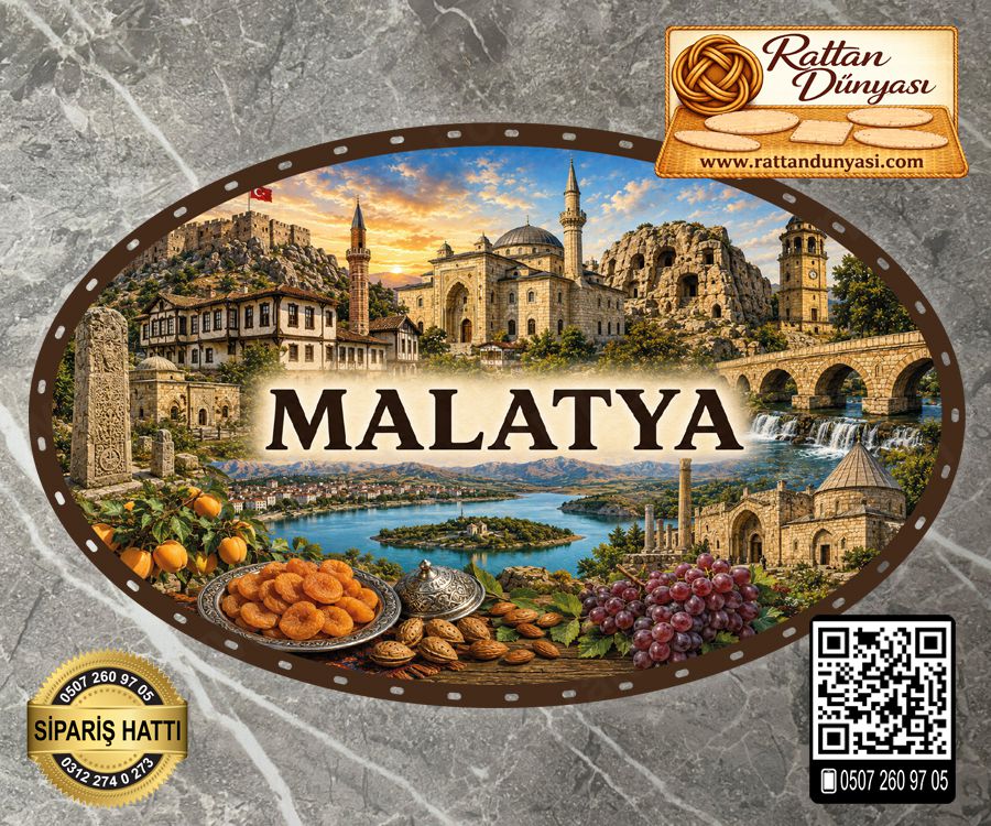 Malatya Temalı Rattan Taban Malatya Temalı Rattan Taban