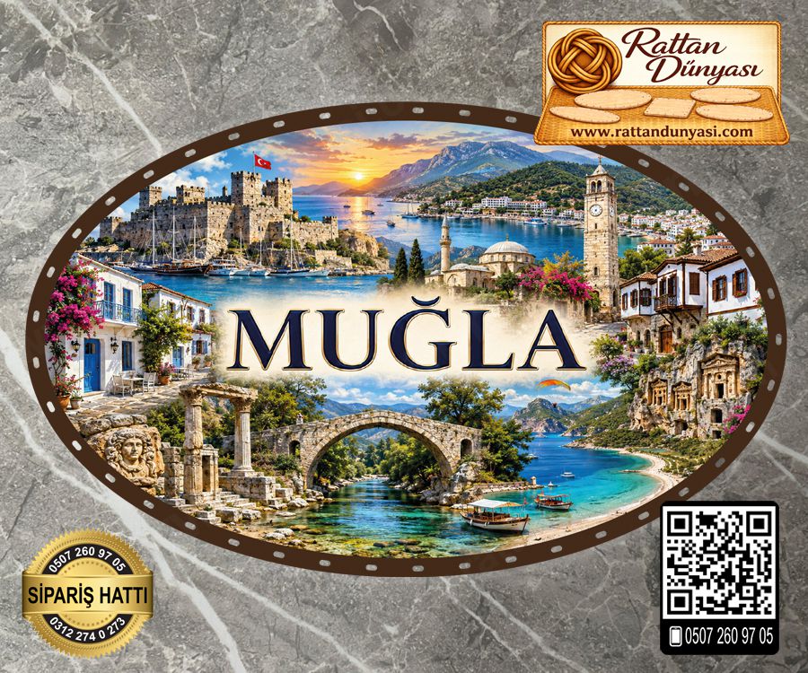 Muğla Temalı Rattan Taban Muğla Temalı Rattan Taban