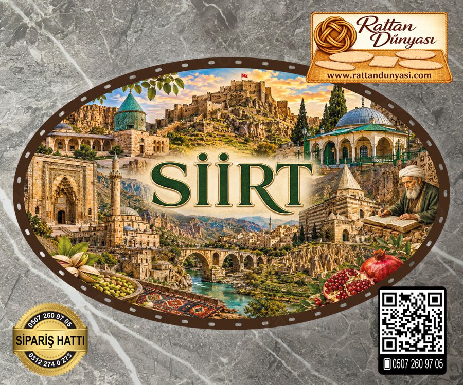 Siirt Temalı Rattan Taban Siirt Temalı Rattan Taban