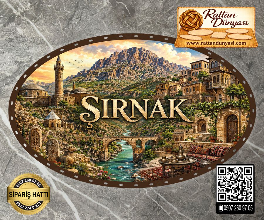 Şırnak Temalı Rattan Taban Şırnak Temalı Rattan Taban