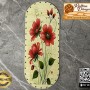 Baskılı Oval Rattan Taban (40x16)- Model-11