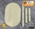 Rattan Akçaağaç Oval Taban - 30x20 cm (6 Bölmeli) Rattan Akçaağaç Oval Taban - 30x20 cm (6 Bölmeli)