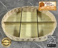 Rattan Akçaağaç Oval Taban - 30x20 cm (6 Bölmeli) Rattan Akçaağaç Oval Taban - 30x20 cm (6 Bölmeli)