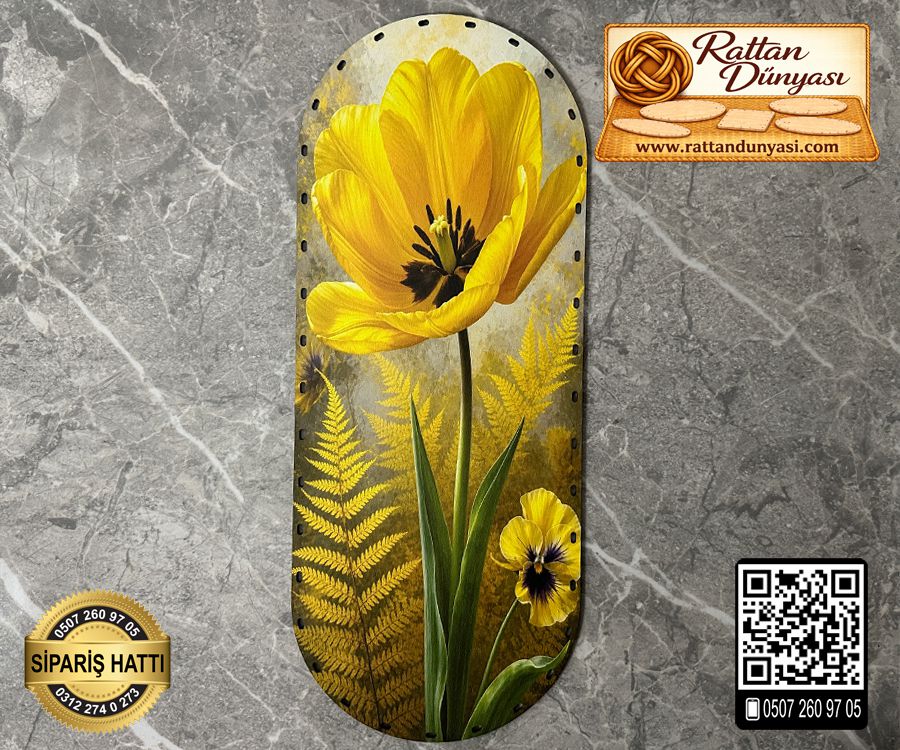 Tam Baskılı Oval Rattan Taban (40x16)- Model-26 Tam Baskılı Oval Rattan Taban (40x16)- Model-26