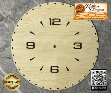 Rattan Saat Tabanı 17 Model - 20cm