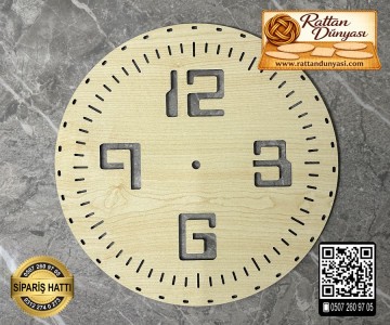 Rattan Saat Tabanı - 7 Model - 15cm Rattan Saat Tabanı - 7 Model - 15cm