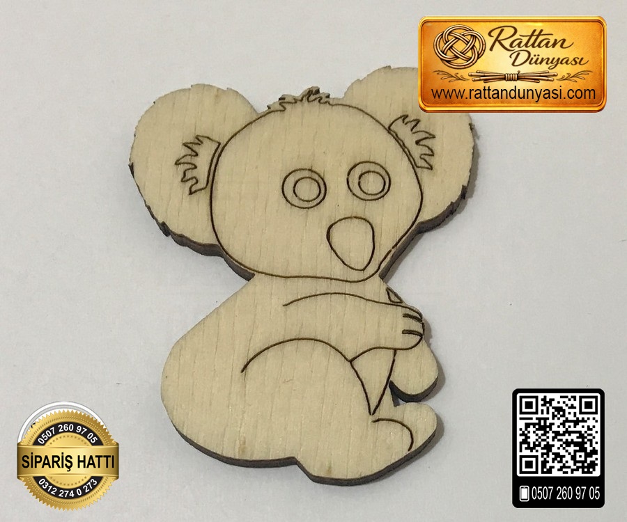 Koala Ahşap Obje