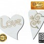 Love Kalp Ahşap Obje
