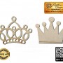 Prens Prenses Taç Ahşap Obje