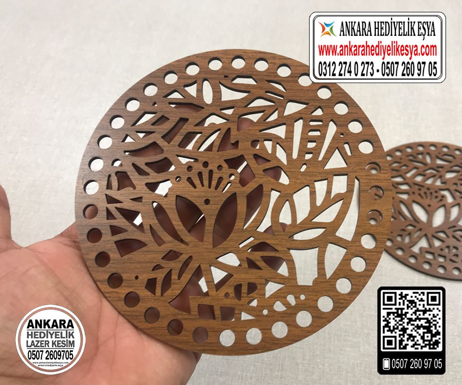 Model 10 - Desenli Makaron Çanta Kenarı - 18 cm