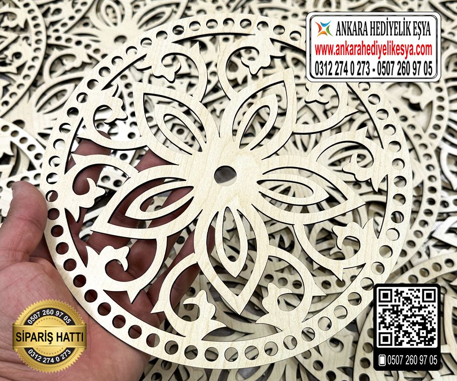 Model 13 - Desenli Makaron Çanta Kenarı - 15 cm Model 13 - Desenli Makaron Çanta Kenarı - 15 cm