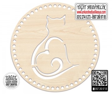 Model 5 - Desenli Makaron Çanta Kenarı - 22 cm