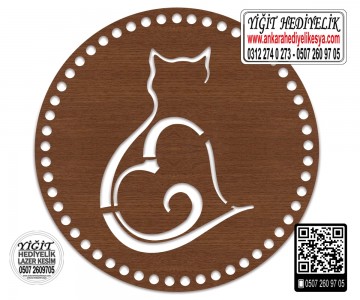 Model 5 - Desenli Makaron Çanta Kenarı - 22 cm