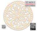 Model 8 - Desenli Makaron Çanta Kenarı - 18 cm