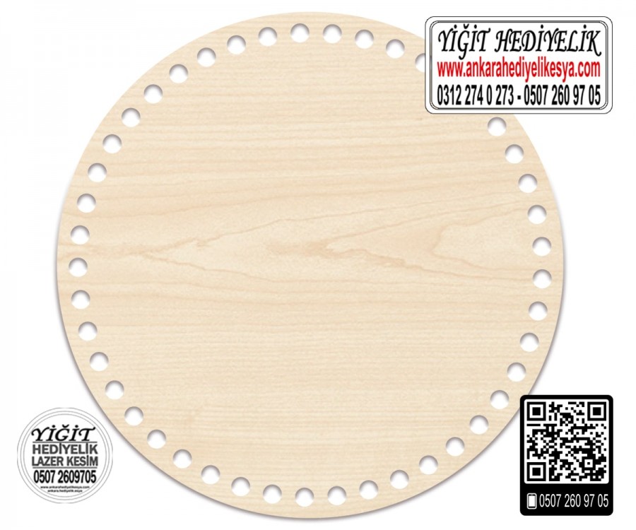 Akçaağaç Makaron Çanta Kenarı - 15 cm