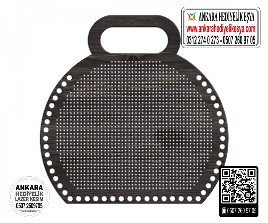 Kanaviçe İşleme Çanta Kenarı Model 9 - Rebab