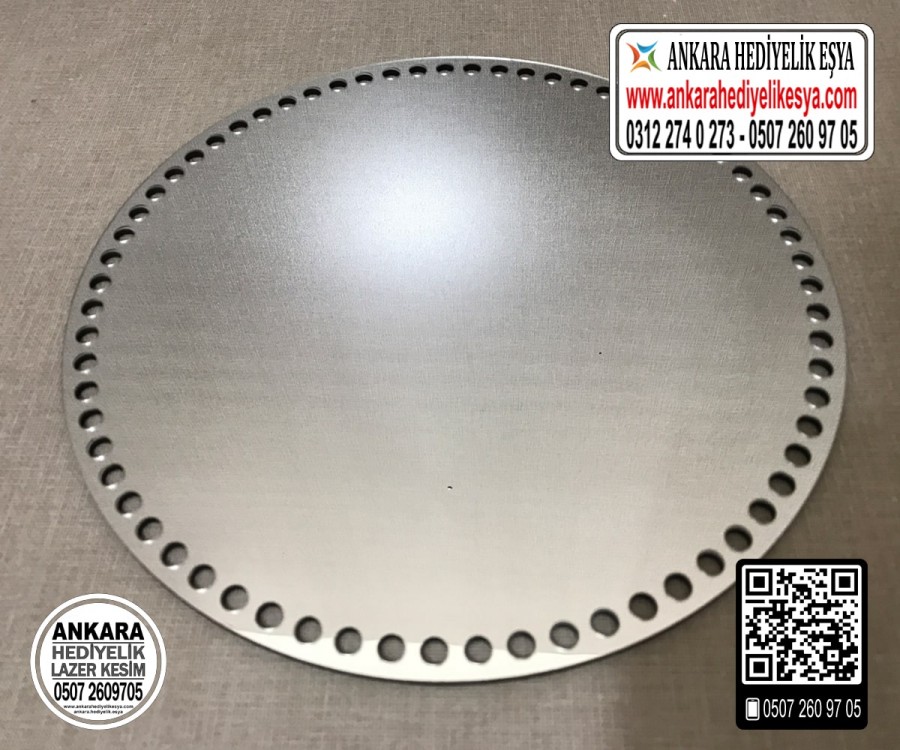 Daire Aynalı Tabanlık 35 cm