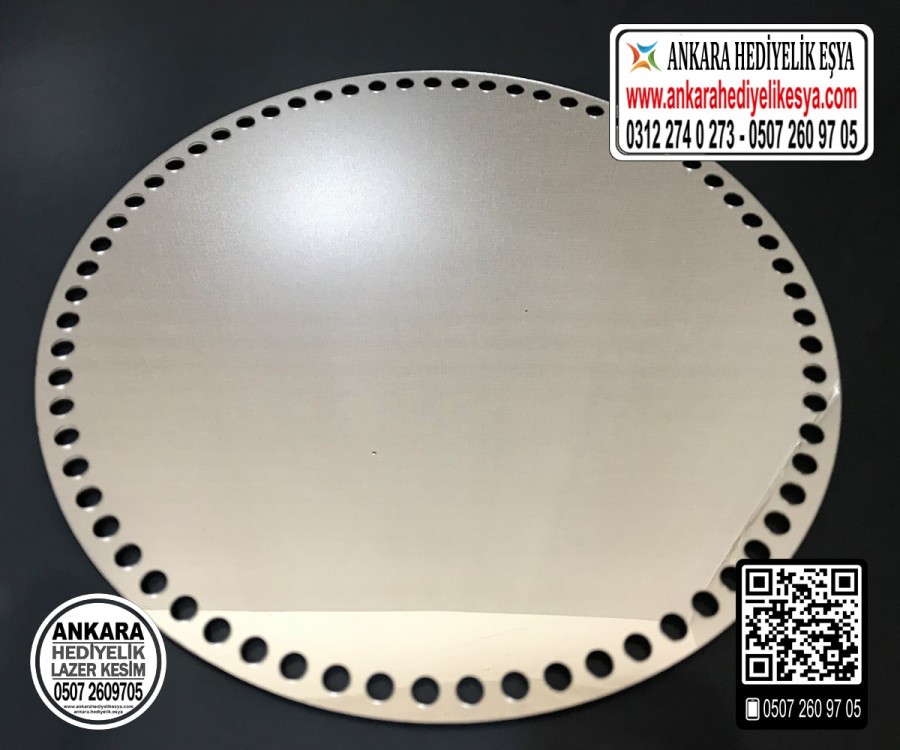 Daire Aynalı Tabanlık 35 cm