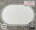 Delikli Beyaz Oval Tabanlık 20x30 cm / Penye Ribbon İp Sepet Tabanı Delikli Beyaz Oval Tabanlık 20x30 cm / Penye Ribbon İp Sepet Tabanı