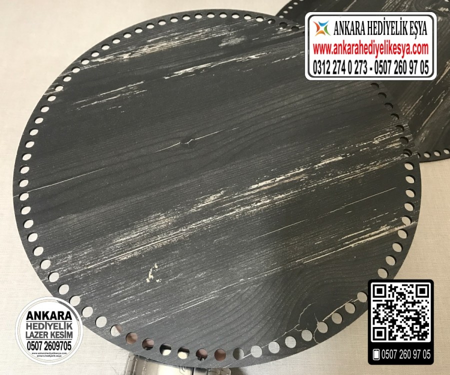 Rebab Daire 30 cm Tabanlık