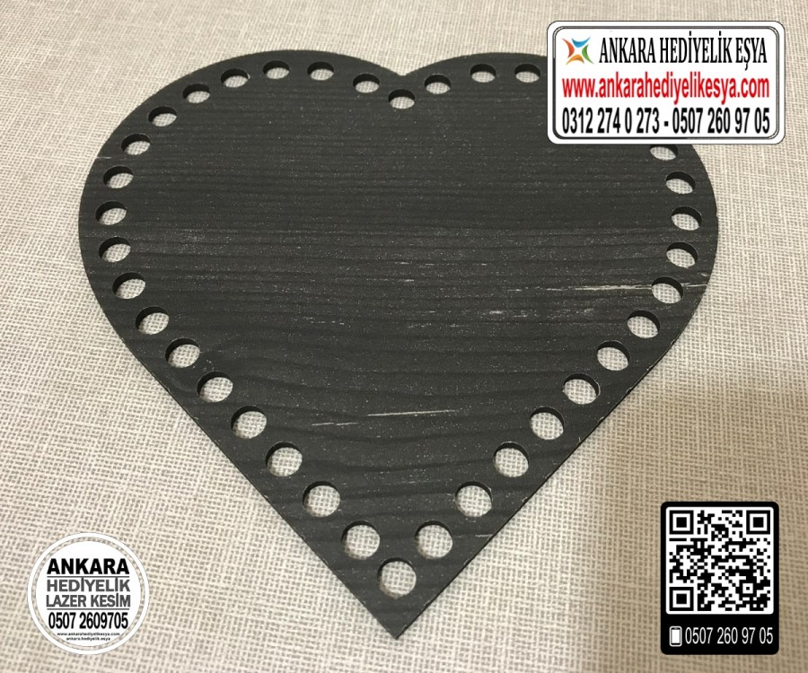 Rebab Kalp 15 cm Tabanlık