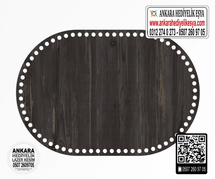 Rebab Oval 25x35 cm Tabanlık